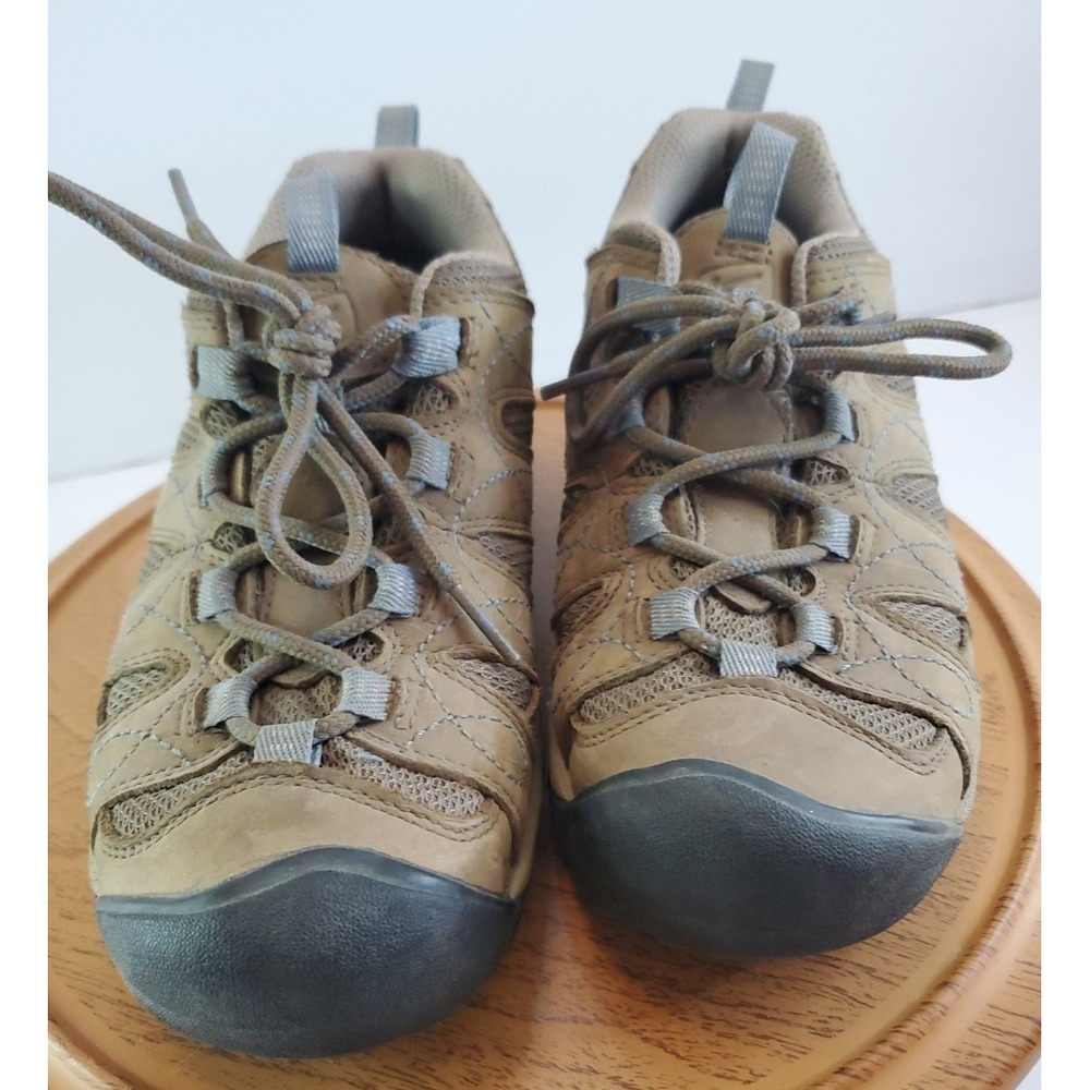 KEEN Women's Hiking Shoes Size 6 Brown Suede Mesh Low Trail Sneakers Outdoor
